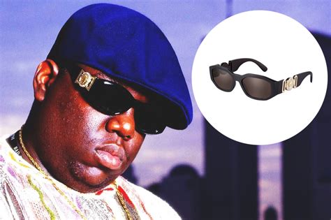 versace medusa biggie grey|biggie smalls without glasses.